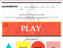 Tablet Screenshot of lojainterativa.com